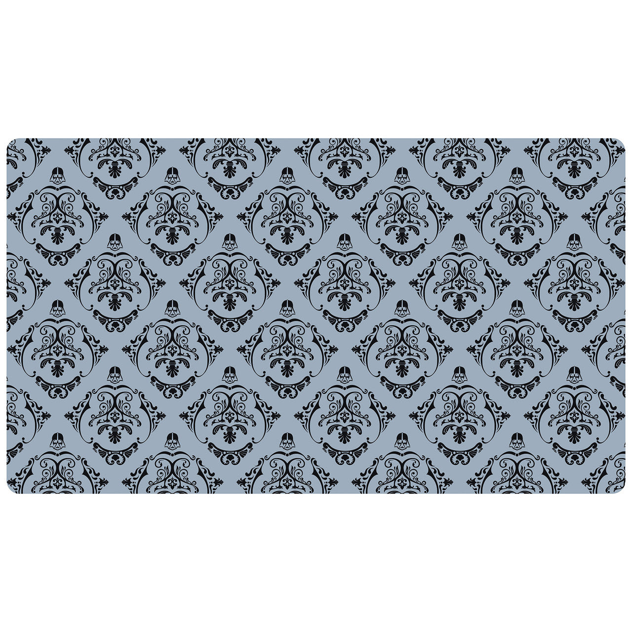 Dark Space General Damask Blue Playmat